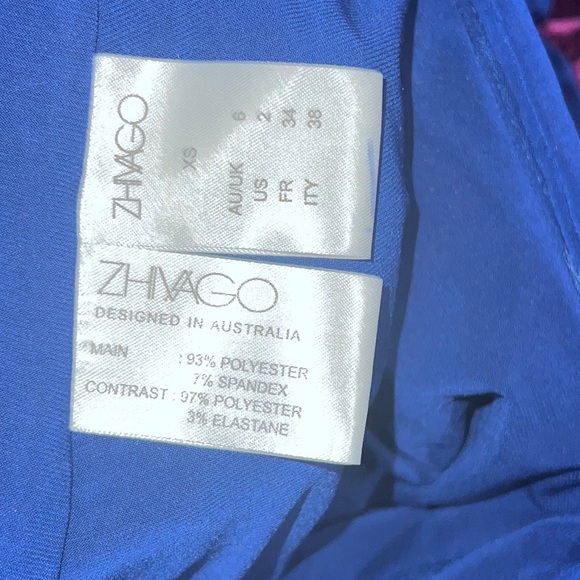 Zhivago Miracle Halter Midi Dress Navy New - Picture 7 of 9